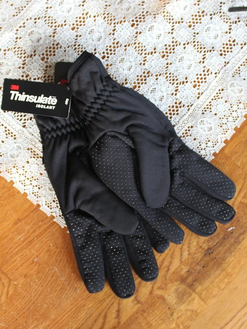 Energy Tone 3M Thinsulate Winter Gloves Wind & Water Resistant Pocket Grip L